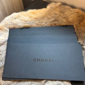 CHANEL Black Envelopes set of 10